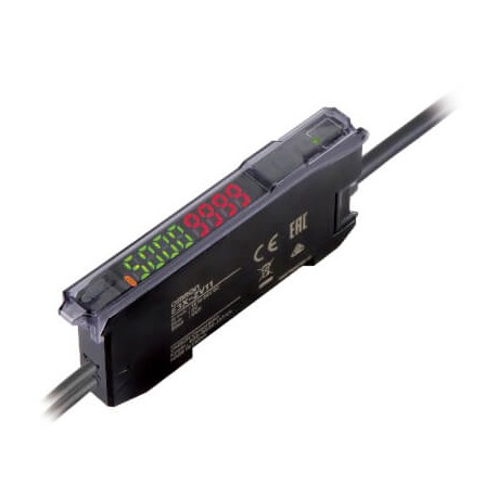 Omron E3X-ZV21 2M E3XZV212M OMRON Fiber amplifier, twin digital display, smart tuning, NPN, single outpu..